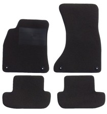 Fußmatten Set Autoteppiche für Audi Q5 (8R) ab 2008 bis 2017, Schwarz