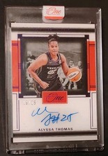 2025 Panini One WNBA Alyssa Thomas First Team Signatures Auto /25 #FTS-AT Sun