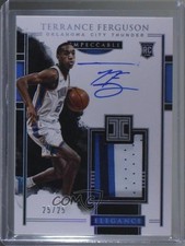 2017-18 Panini Impeccable Holo Silver 25/25 Terrance Ferguson #133 Auto 0gt4
