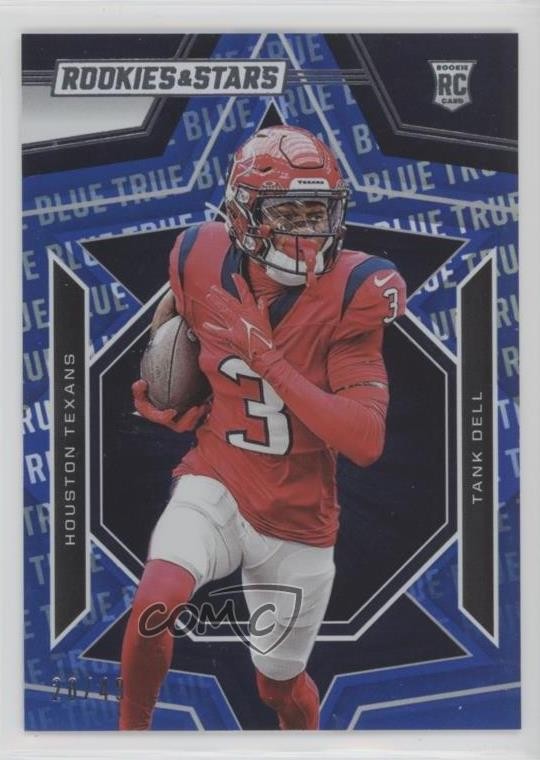2023 Panini Rookies & Stars Rookies True Blue /49 Tank Dell #184 RC 0s55
