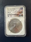 2022 EAGLE S $1 US STATE SERIES 7K MARYLAND SILVER AMERICAN EAGLE NGC MS70
