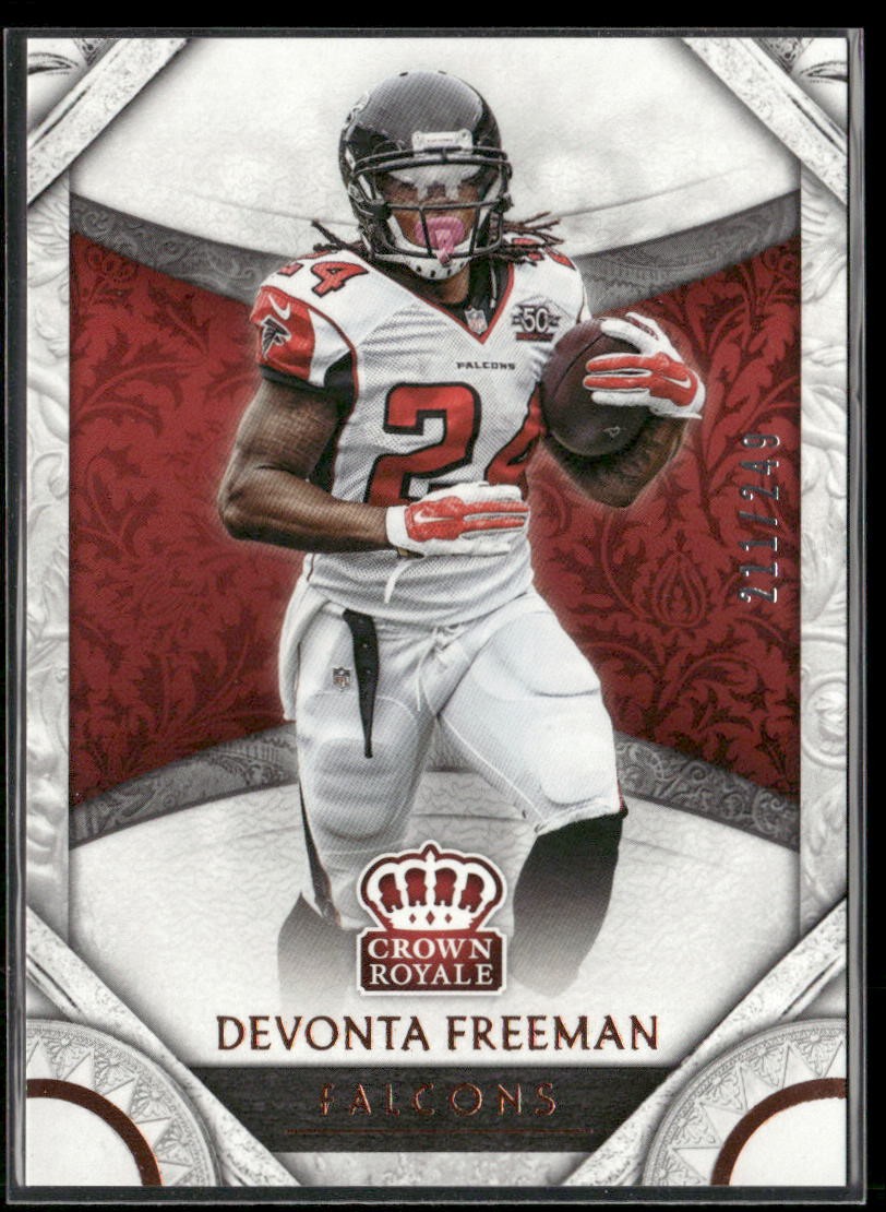 2016 Panini Crown Royale #39 Devonta Freeman Bronze #/249