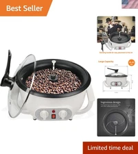Versatile 1200W Coffee Roaster Machine for Beans, Nuts & Popcorn - Modern Design
