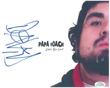 Papa Roach Dave Buckner Signed Autographed 8x10 Photo ACOA