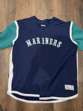 Dynasty Seattle Mariners MLB Jersey XL Navy Teal White Officially Licensed