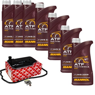 7 L MANNOL ATF Multivehicle FEBI Getriebeölfilter für Mercedes M-Klasse ML 350