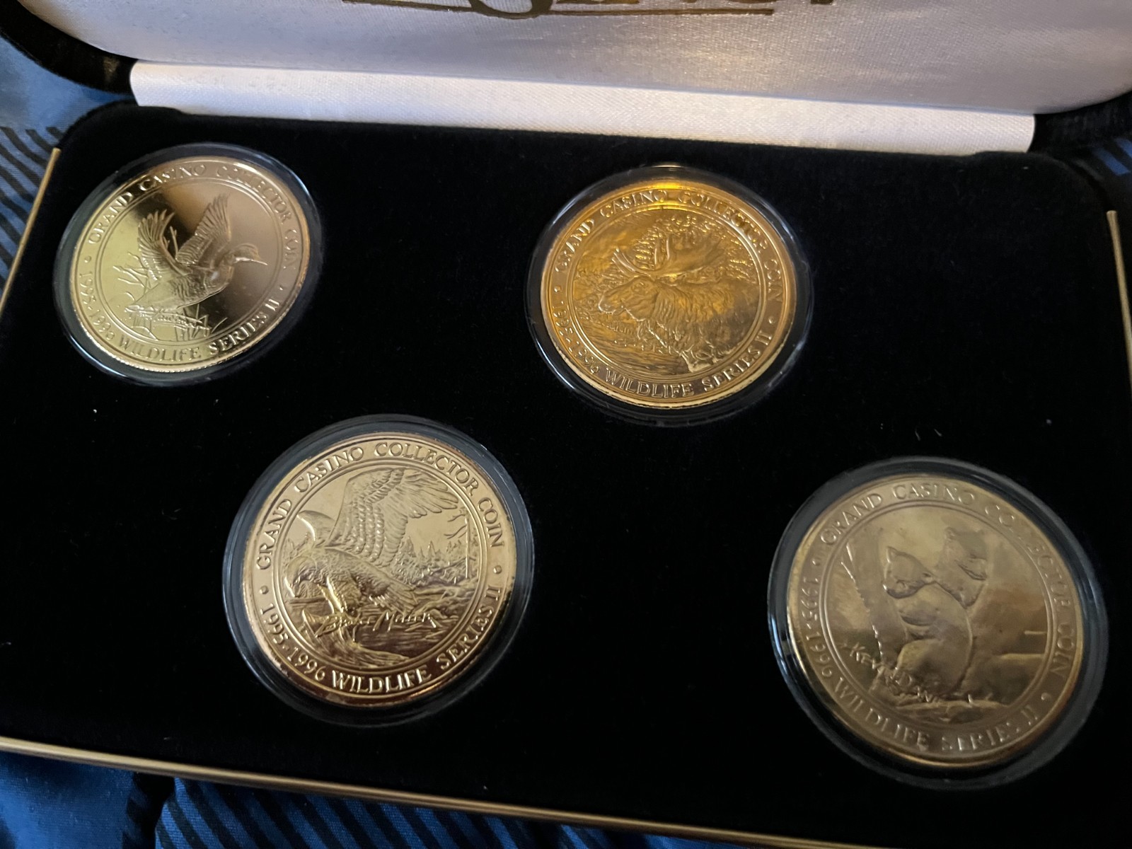 Grand Casino Collector Coins - Lot Of 5 Sets (Wildlife sets 1-4 and MN Landmark)