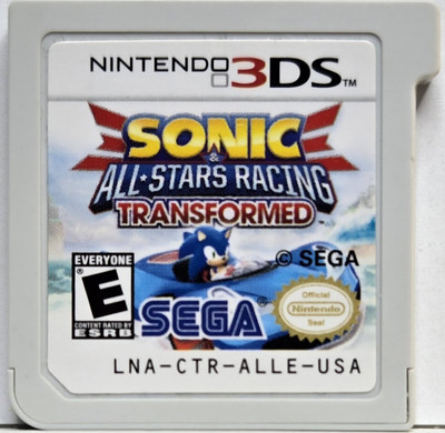 Sonic & All-Stars Racing Transformed (Nintendo 3DS, 2013) Cartridge Only 