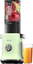 SIFENE SIF8202 150W Slow Masticating Juicer Machine, 4.3" Wide Mouth, High