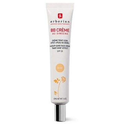 Erborian BB Cream Au Ginseng Nude 40ml SPF20 Lightweight Hydrating