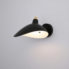 Image of Wall Lamp Matt Black Finish Sconce E12/E14 Holder Bed Reading Light Fixture
