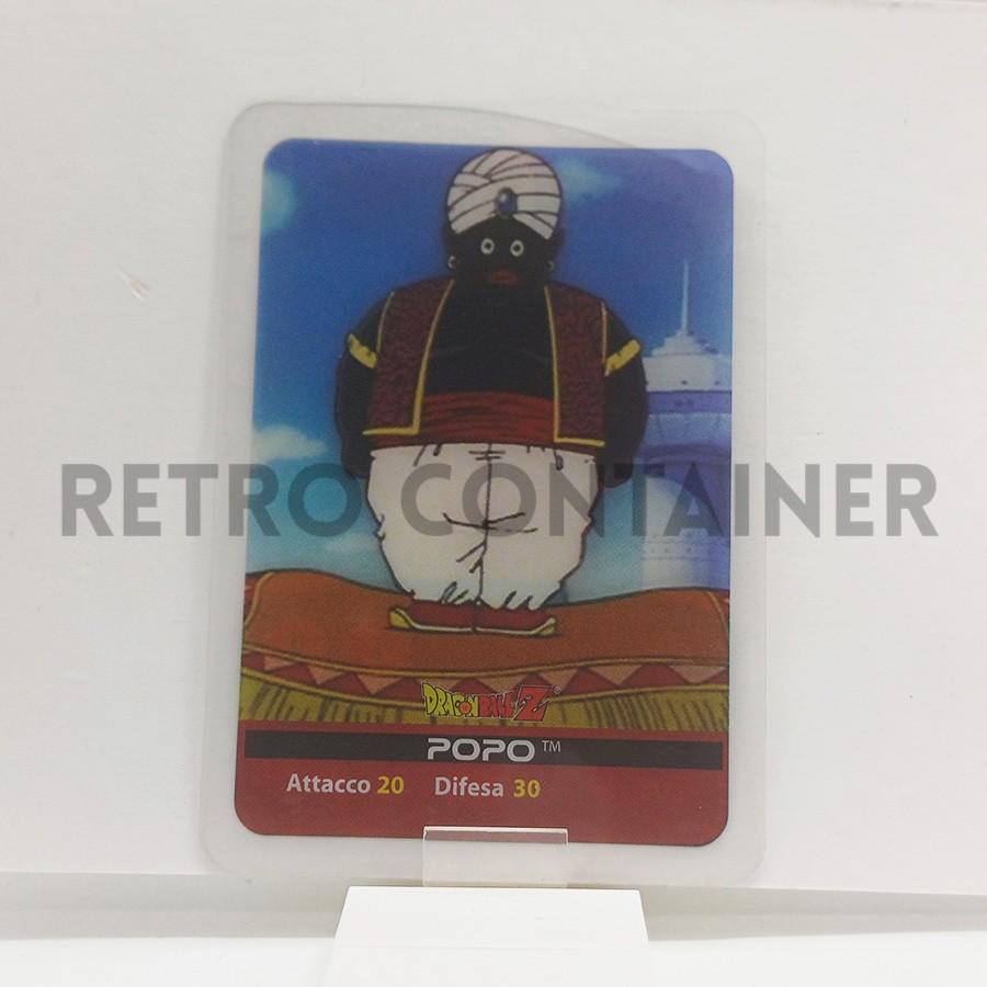 Edibas Lamincards DRAGON BALL Z SERIE ARGENTO - 95 Popo