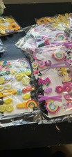 Girls' Multicolor Hair Clip Set Rainbow Flower Fruit Animal Designs