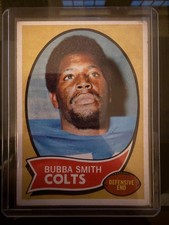 BUBBA SMITH Baltimore Colts - 1970 Topps Football Card #114 ROOKIE VG. rookie card picture