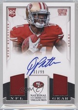 2013 Panini National Treasures Dual Signatures 31/99 Quinton Patton #30 Auto 2n9
