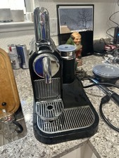Nespresso CitiZ D120 Automatic Espresso Machine w Frother Piano Black Works 