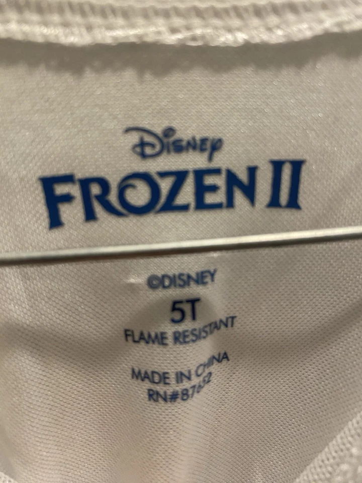 Disney Frozen ll Princesa Elsa Camisón Vestir Disfraz Halloween 6/6x Foto 3 de 3