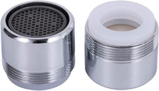 2 Pack 1.5 GPM Sink Faucet Aerator, Male and Female Dual Thread Aerator, Regular