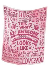 Granddaughter Gifts from Grandma, Gift for Granddaughter 50 x 65 inches