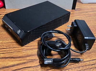 Seagate Backup Plus Hub 4TB USB 3.0 Portable Storage External Hard Drive SRD0PV1