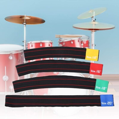 4pcs 14/16/18/20 Inch Drum Cymbal Mute Cymbal Mute Circle Ring