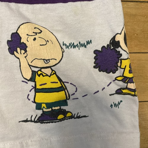 Vintage Peanuts Youth Hoodie Soccer Charlie Brown Snoopy Missing Tags - Picture 4 of 16