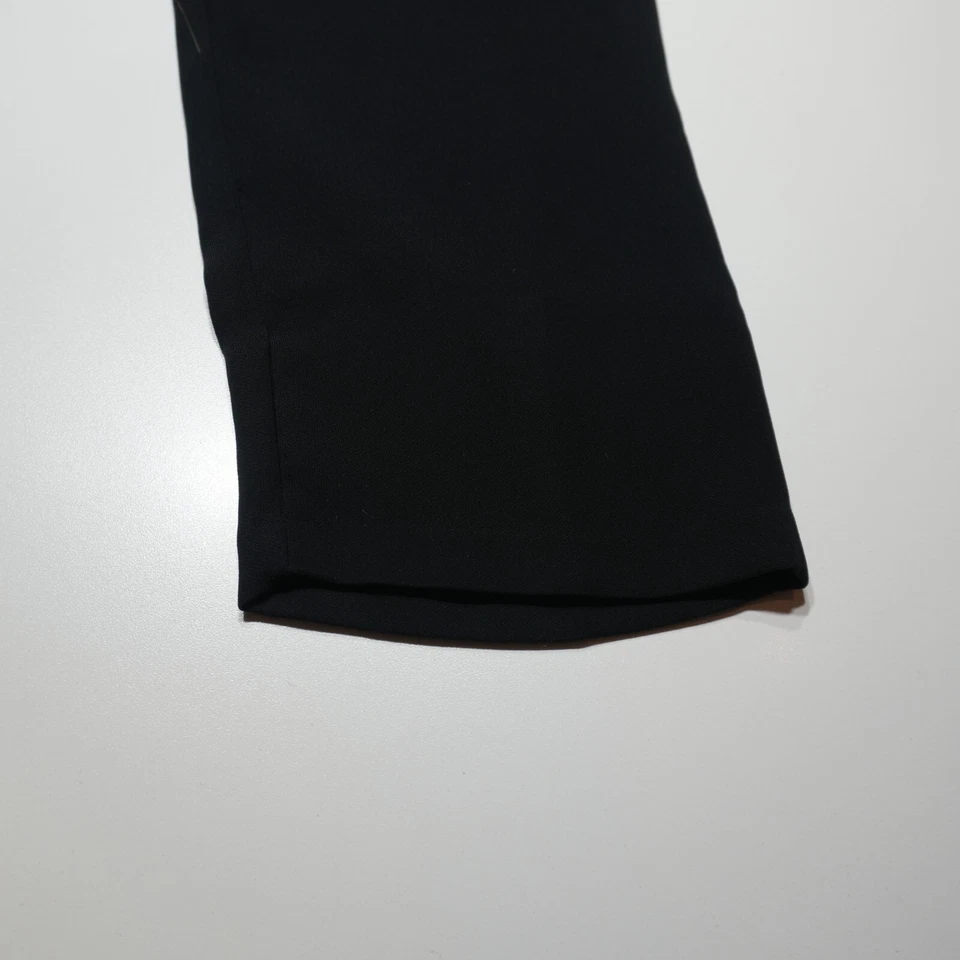 J. Mono Crew Mercantile Talla 0 Carrera Formal Calce Ajustado Cinturón Precioso Negro Foto 3 de 4