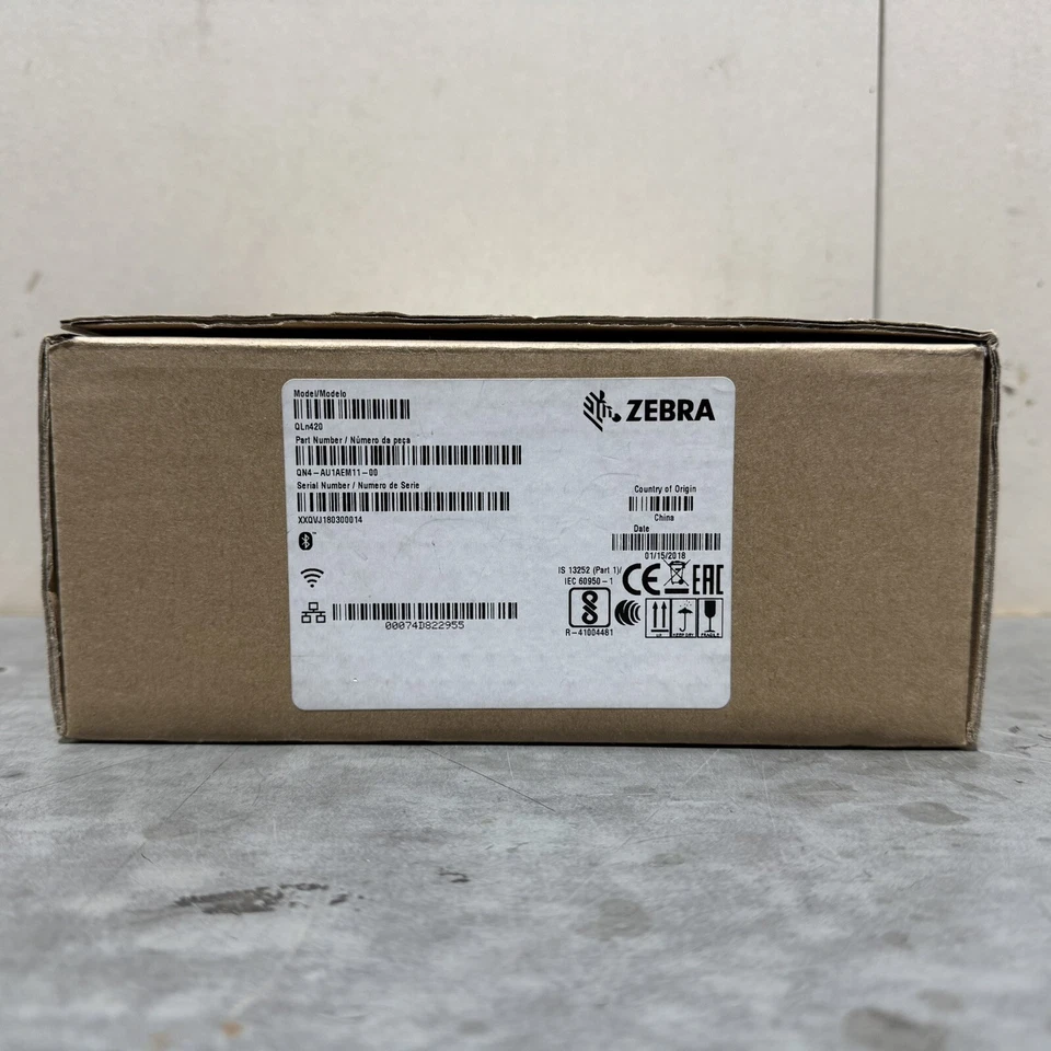 Zebra QLn420 QN4-AU1AEM11-00 Label Printer, with Mfi, no Bluetooth, no WiFi - Image 4 of 4