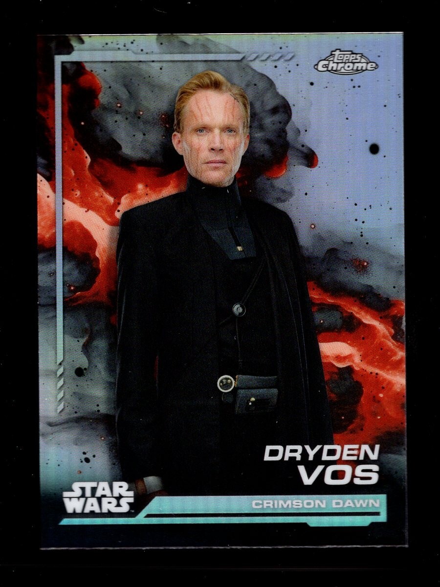 2024 TOPPS CHROME STAR WARS REFRACTOR #149 DRYDEN VOS | eBay