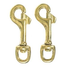 Brass Swivel Snap Hooks - Available in Multiple Sizes