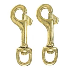 Brass Swivel Snap Hooks - Available in Multiple Sizes