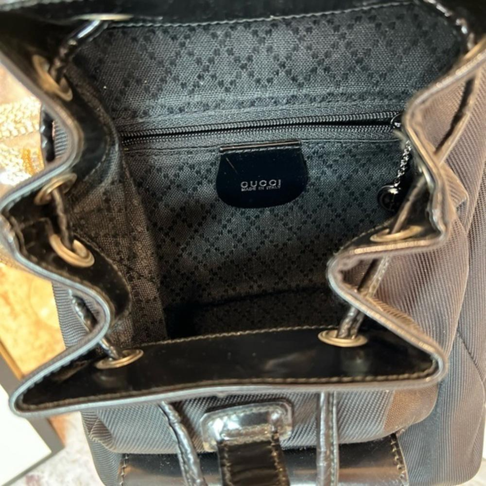 AUTHENTIC Gucci Bamboo Backpack Nylon (GGXX300) | eBay display picture 3