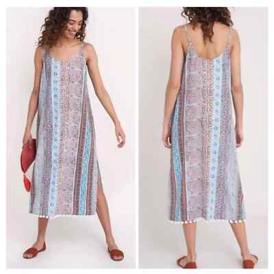 Roller Rabbit August Border Azita Dress in Cloud, New with Tags