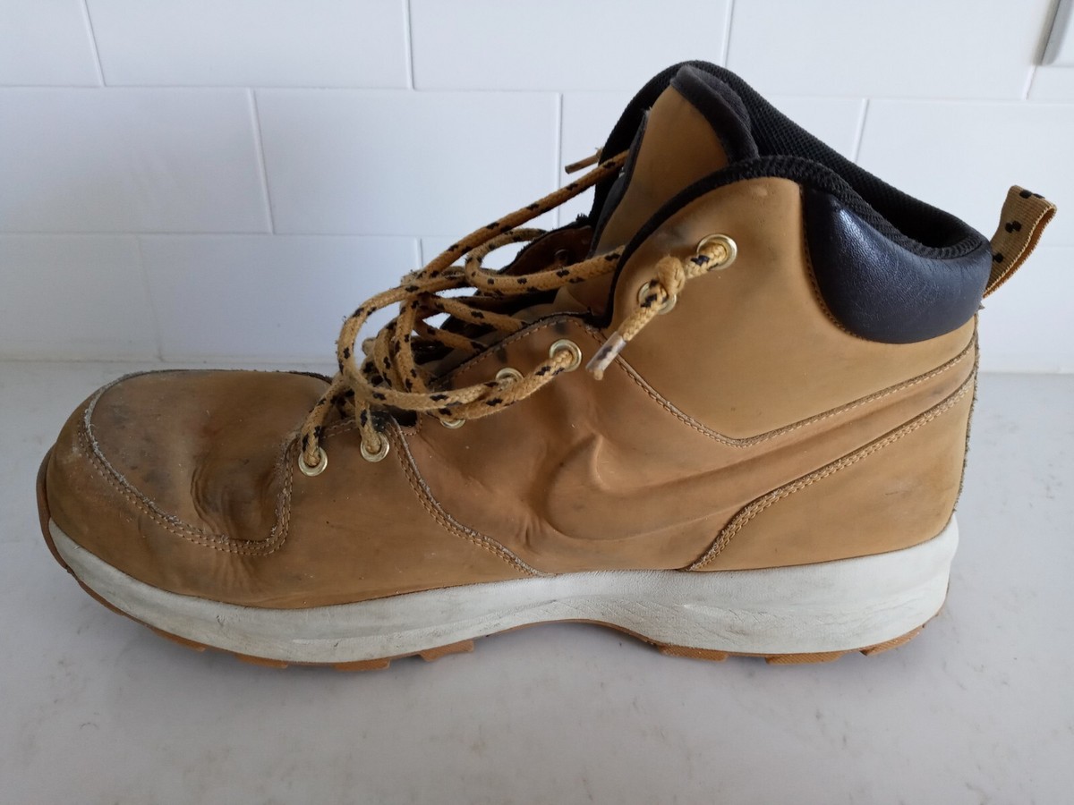 Nike Manoa Leather Wheat Haystack Work Boots 454350-700