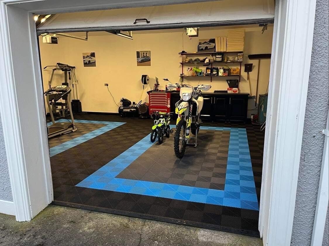 Modutex flooring Interlocking pvc garage floor tile available in 12