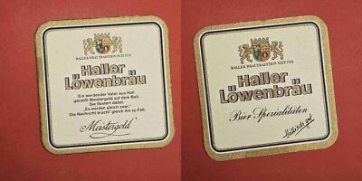 Haller Ein werdender Vater Brauerei Bierdeckel Coaster Beermat