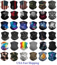 Elastic Face Masks Covering Snood Bandana Neck Gaiter Scarf Balaclava Breathable