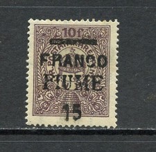 Q954 Fiume 1919 Économies Hongroises SURCHARGÉES 1v. MH