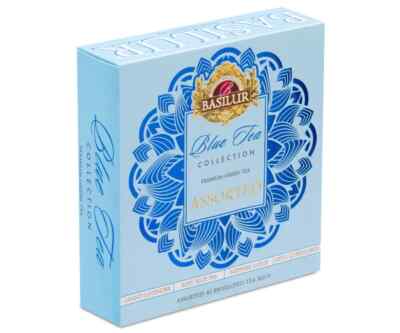 BASILUR Blue Tea Assorted in envelopes - 40 bags / 60g