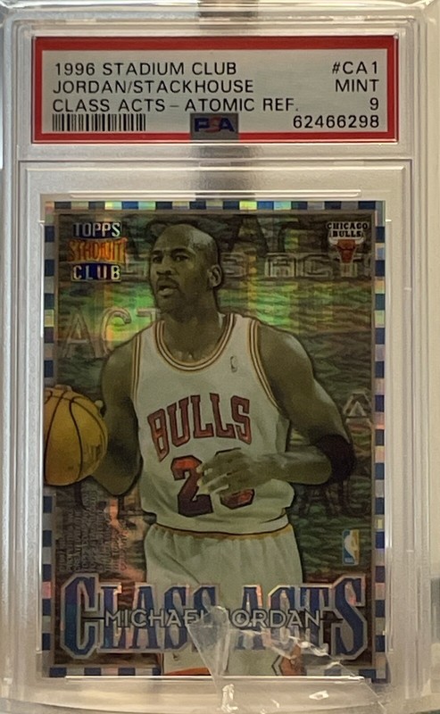 96-97 Topps Chrome Michael Jordan Refractor - Michael Jordan Cards