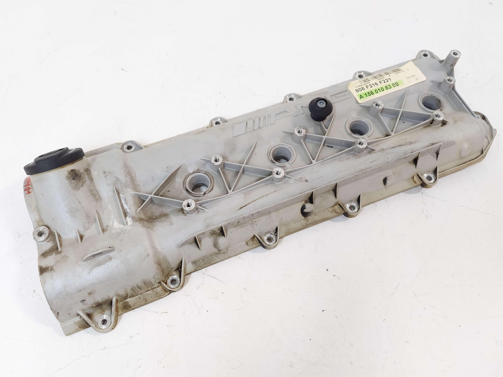 08-12 Mercedes S63 AMG 6.3L LH Lefet Valve Cover A1560106300 