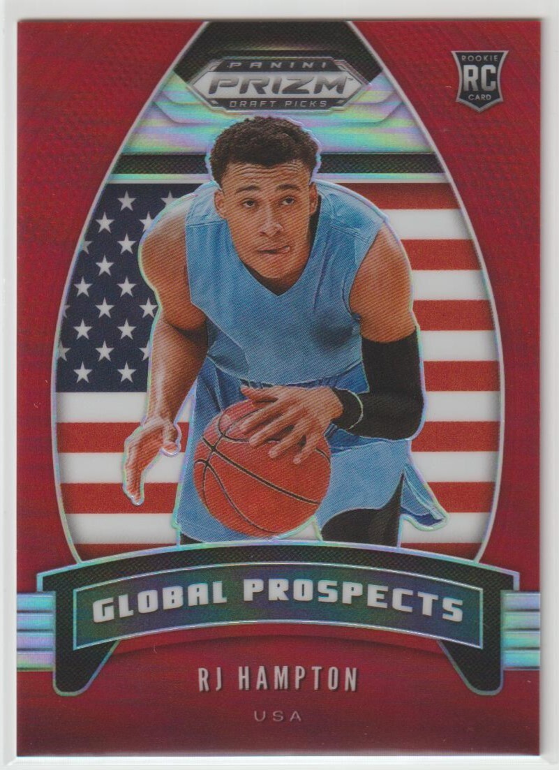 2020-21 Panini Prizm Draft Picks - Global Prospects R.J. Hampton #99 Red Prizm /299 (RC)