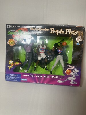 Michael Jordan Space Jam Movie Triple Play Box Set Sealed New 1996 Amricons
