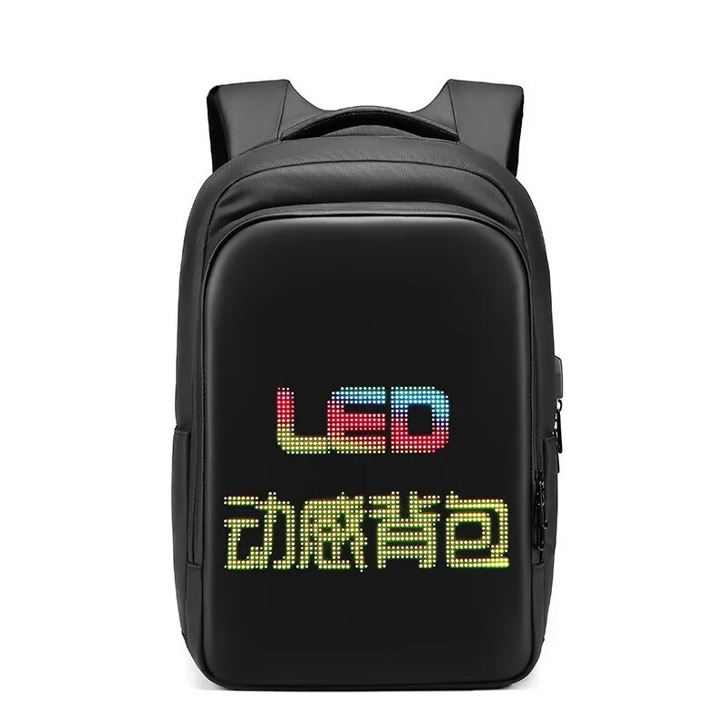 LED Display backpack Business travel Laptop Backpack Men DIY Smart backpack New
