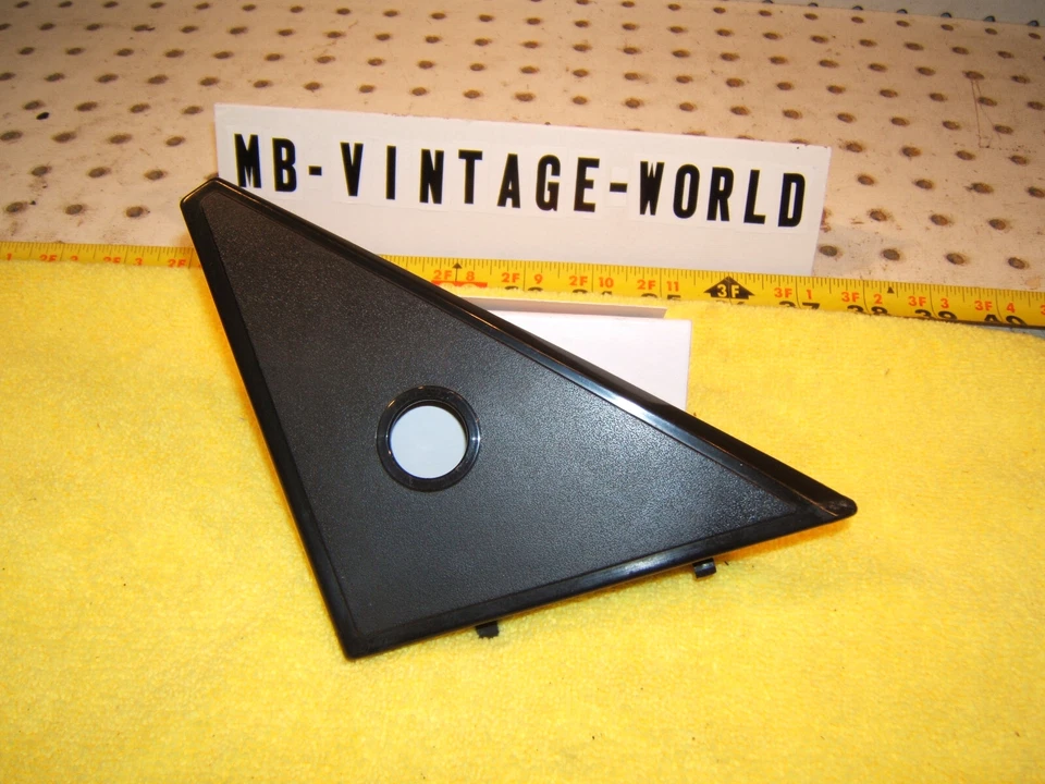 Espejo retrovisor izquierdo plástico interior OEM 1 cubierta mercedes 82-91 c126 380 500 560 sec Foto 2 de 4