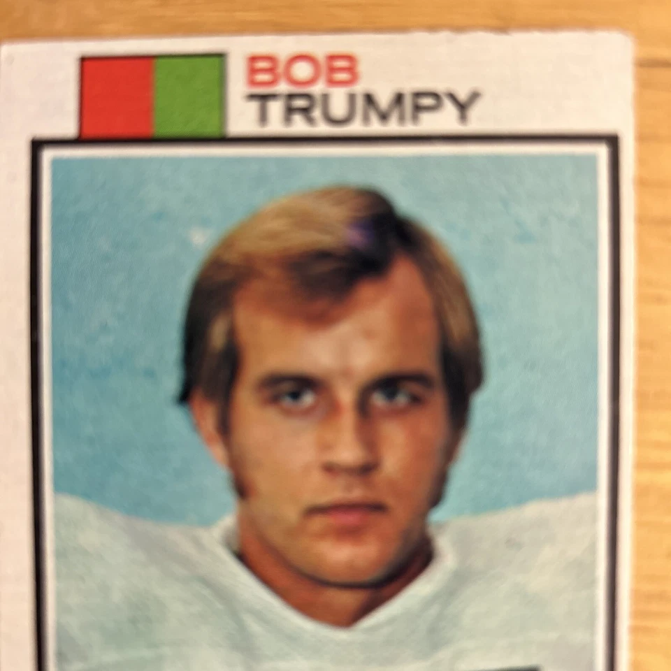 1973 Topps Bob Trumpy Football Card #7 Bengals O/C, Edge Wear, Corner Dings Fair - Image 3 of 4