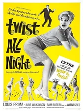 11773.Decor Poster.Room home Wall design art.Twist All Night dance retro movie