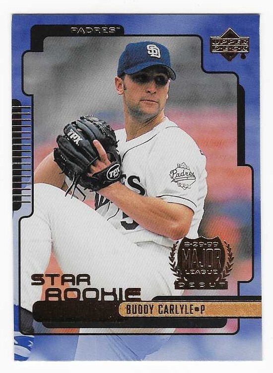 2000 Upper Deck Star Rookies Buddy Carlyle San Diego Padres Baseball #16 RC