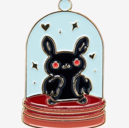 Chibi Mothman Glas Emaille Pin - Bild 2 von 2