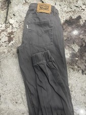 Levi's Boys Ripstop Joggers Pants Medium Elastic Pull On Gray